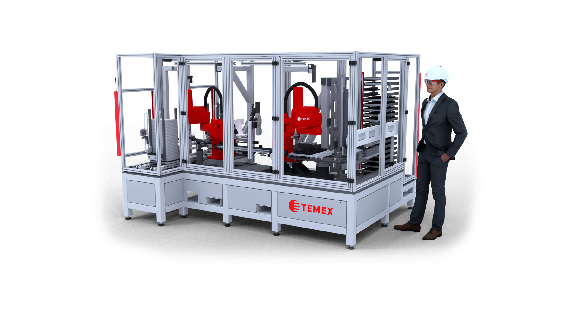 Camera inspection and packaging of ferrite cores