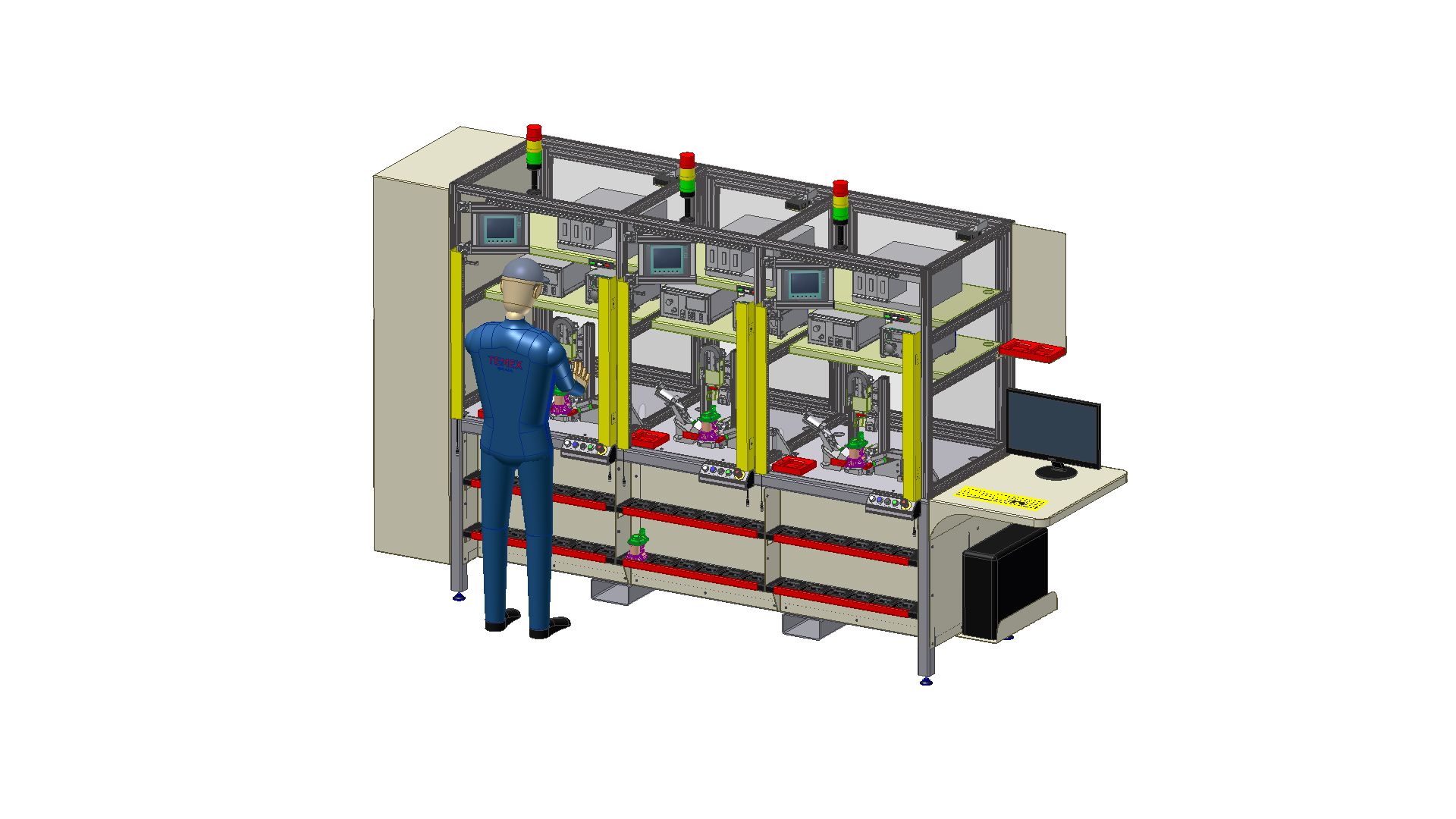 Stroj č. 9 – testování těsnosti a funkčnosti EGR ventilu – Leaktester