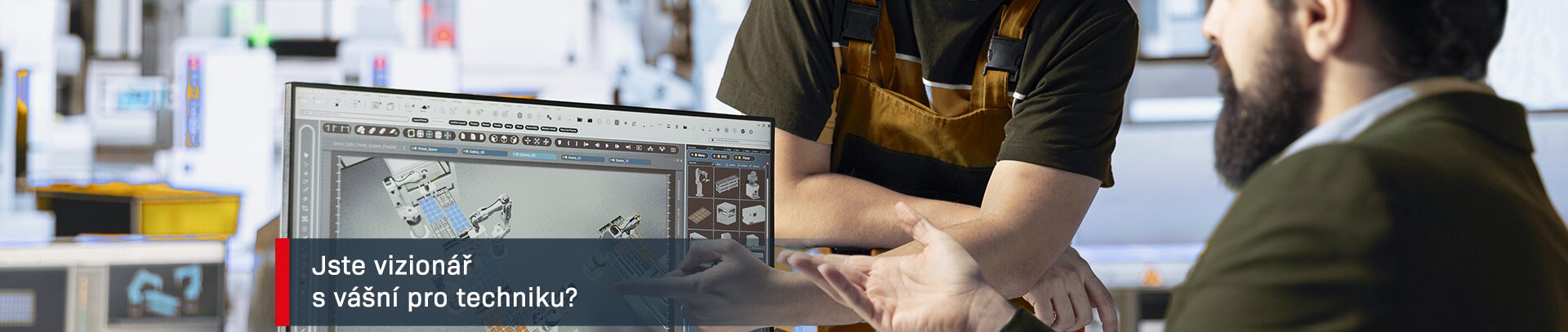 Hledáme vedoucího oddělení konstrukce jednoúčelových strojů