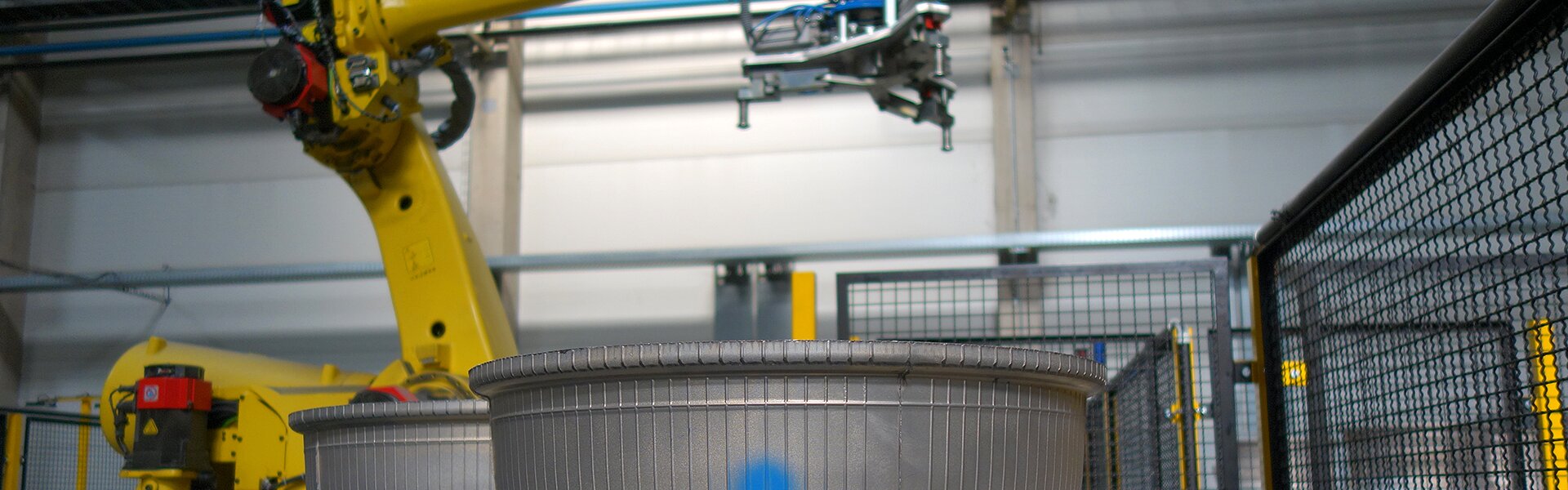 Robotic palletizing after the annealing furnace