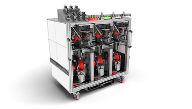 Leak tester trolleys
