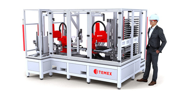 Camera inspection and packaging of ferrite cores