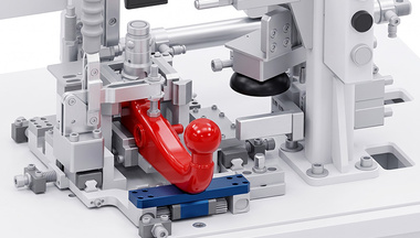 Towing equipment assembly line