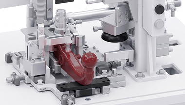 Towing equipment assembly line