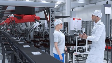 Pick and Place packaging line of chocolate candies Pick and Place packaging line of chocolate candies