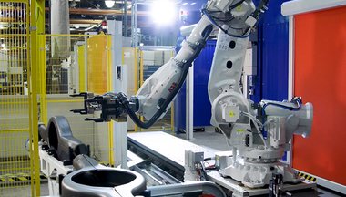 Production line for rear axles