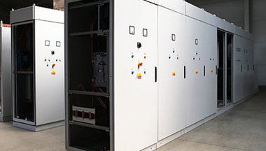 Switchboard cabinets for plant and shears substation Switchboard cabinets for plant and shears substation