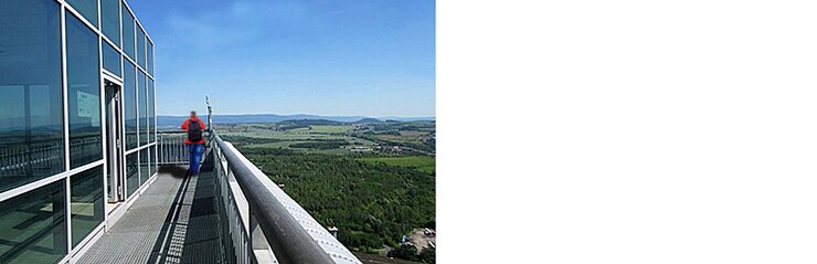 At the top of the boiler room of the power plant, a new observation point was opened at a height of 144 m